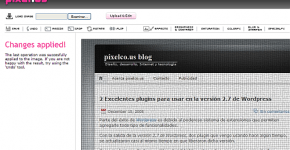 Pixer.us - Editor online de fotos - Captura de pantalla