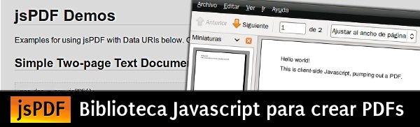 JsPDF Biblioteca Javascript Para Crear PDFs Pixelco Tech Blog