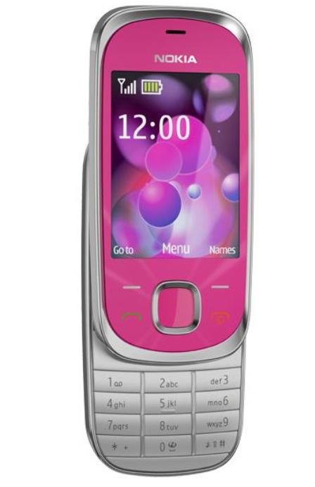 celular nokia rosa. slider rosa Nokia 7230: Un