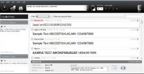 NexusFont - Interfaz