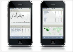 SlimStat - Interfaz para iPhone