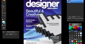 Blue Magazine Cover - para descargar gratis en formato PSD de Photoshop