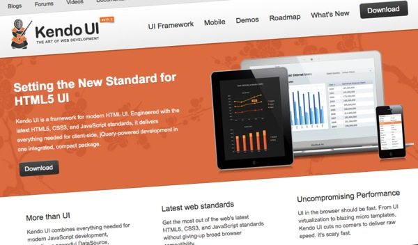 Kendo UI -  Framework para desarrollo web