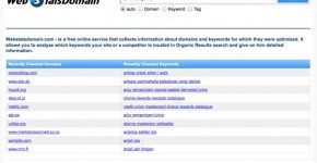 Web Stat Domain, servicio online que muestra inforamción y estad´sitcas de un dominio