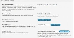 WP Complete Backup