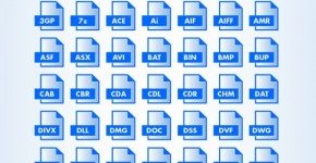 100 + File Extensions Icons