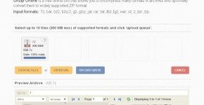 Unzip Online