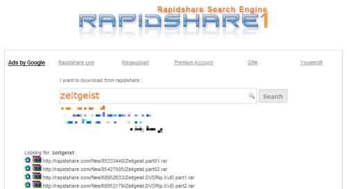 Captura de pantalla RapidShare1