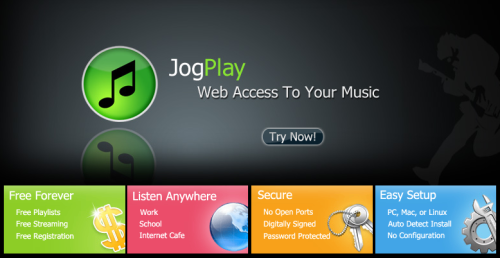 JogPlay - servicio para alojar y escuchar música online