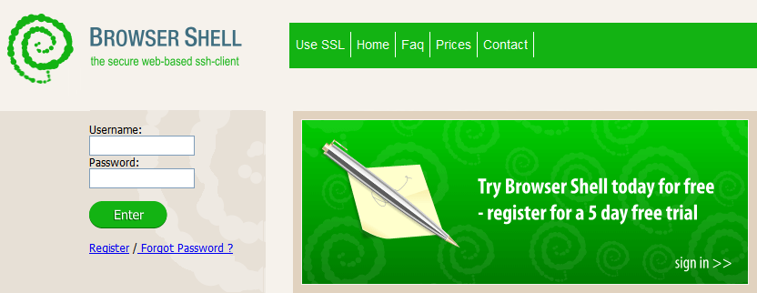 Browser Shell - Consola web para acceso SSH
