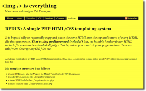 REDUX - sistema de templatePHP HTML/CSS