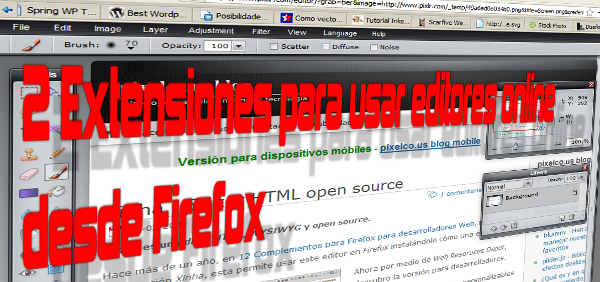 2 Extensiones editores online firefox