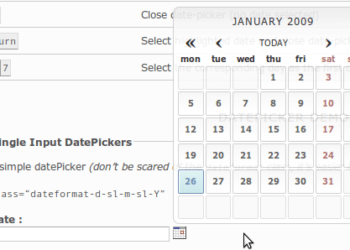 Date-picker no invasivo