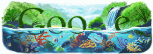 Google logo Earth day 09