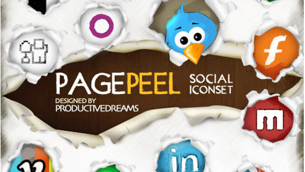 Page Peel Icons Set
