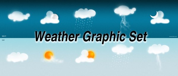 Weather Graphics Icon Set