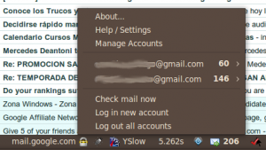 Gmail Checker | Captura de pantalla