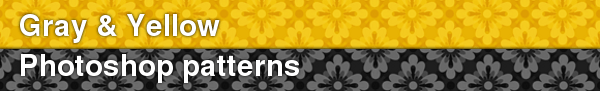 Gray-and-yellow-Photoshop-patterns