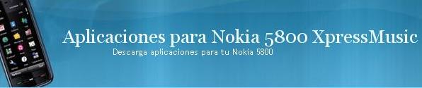 1 aplicaciones Nokia 5800 XpressMusic