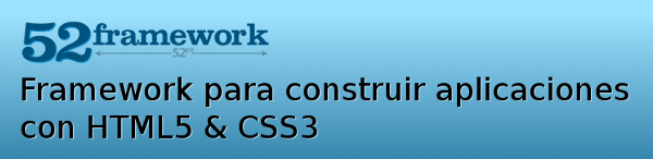 52Framework - Contruir aplicaciones con HTML5 & CSS3