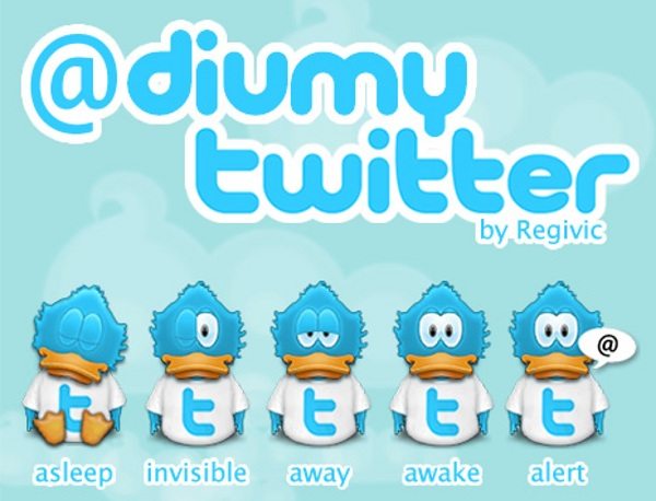 Diumy Twitter icons pack