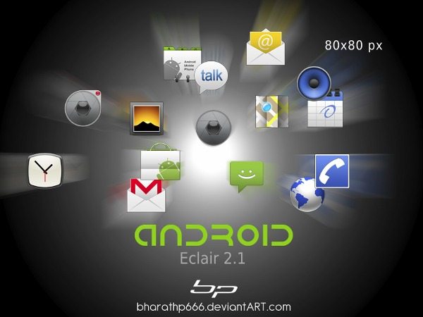 Android Applications mini icons