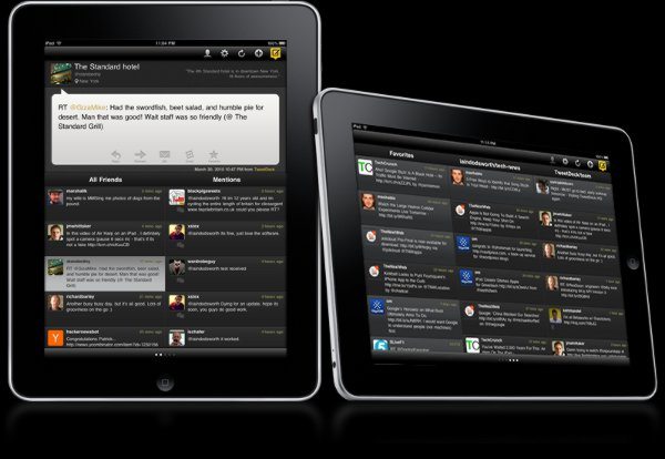 TweetDeck para iPad
