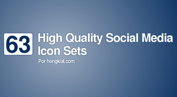 Free Social Media Icon Sets – Best Of