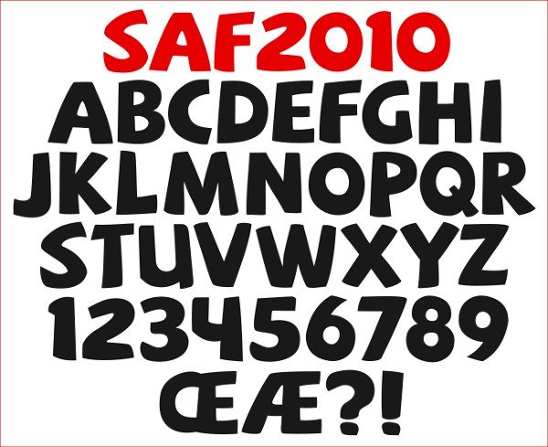 SAF Free Font