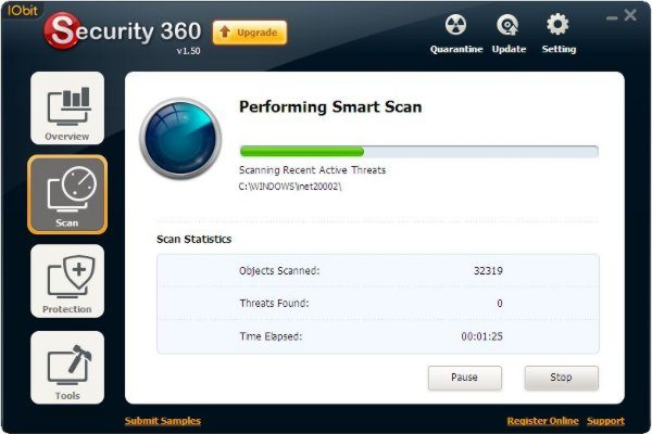 Security-360 - Herramienta avanzada para detectar malware y spyware