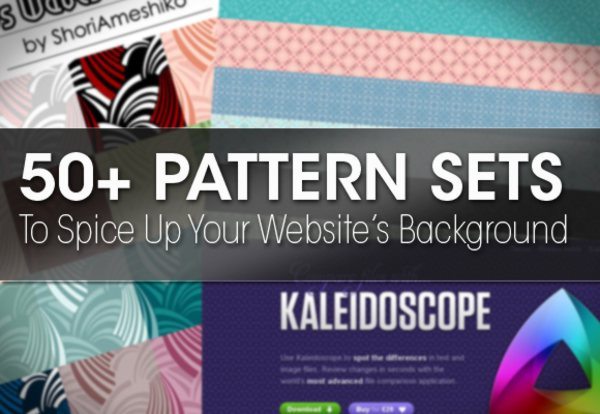50plus Pattern Sets To Spice Up Your Website’s Background
