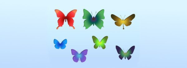 Butterfly Shapes-Free-Photoshop-brushes