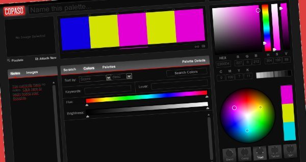 Copaso - herramienta web para crear paletas de colores