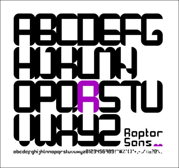 Raptor-Sans-free-font