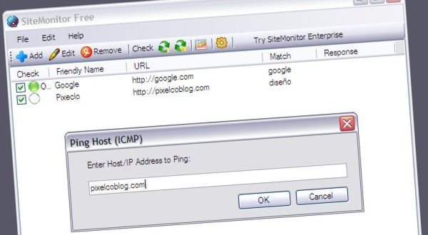 SiteMonitor Free – Programa para monitorear websites desde Windows