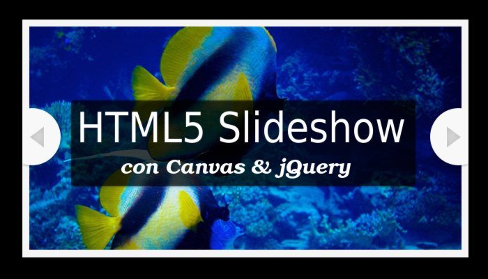 Slideshow HTML5 con Canvas y jQuery