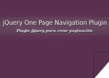 jQuery One Page Navigation Plugin