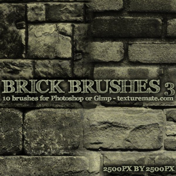 Brick Brushes 3 - pinceles para Photoshop