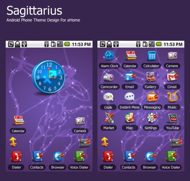 Sagittarius-Android-theme