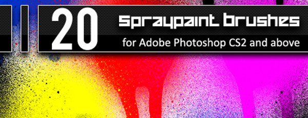 20 Spraypaint brushes