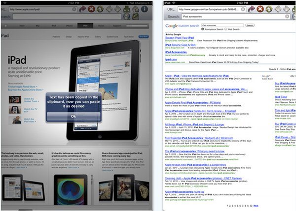 Invisible browser - aplicación gratuita para el iPad