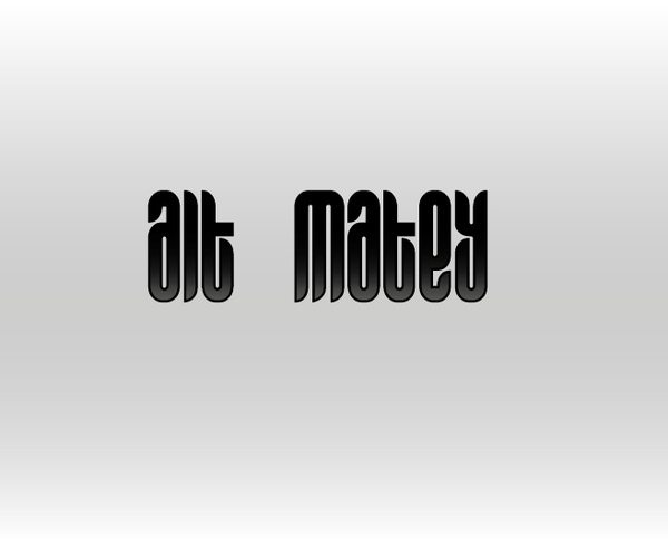 Alt Matey - free font