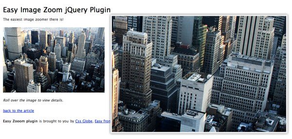 Easy Image Zoom - jQuery Plugin