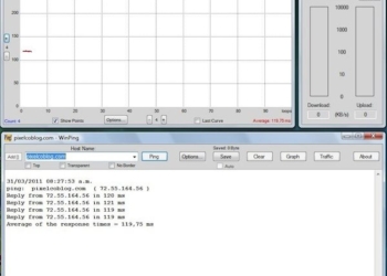 WinPing - Interfaz, aplicación portable para Windows