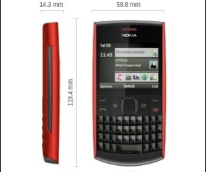 Nokia X2-01 - Dimensiones