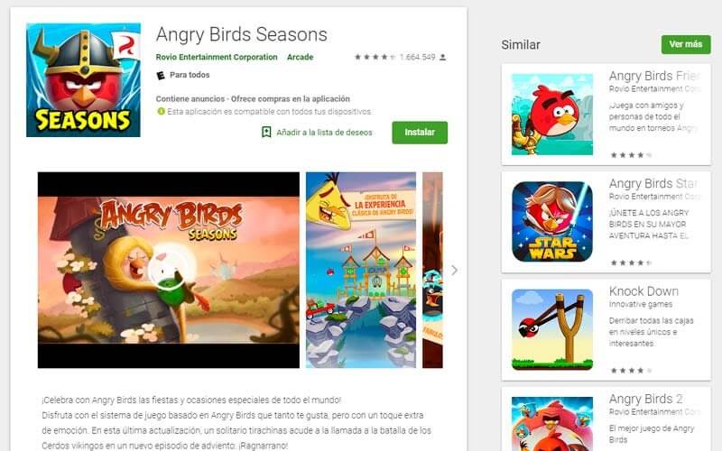 Angry Birds Seasons - Android Play
