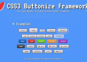 CSS3 Buttonize Framework