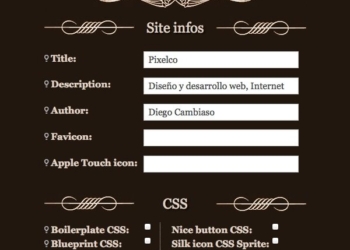 HTML5 Template Generator - Herramienta online para desarrollo web