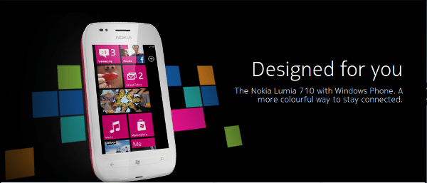 Nokia Lumia 710 con Windows Phone