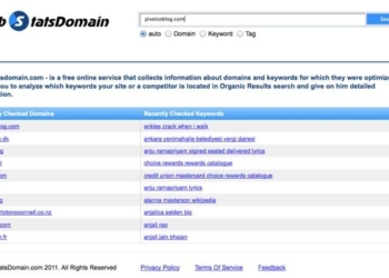 Web Stat Domain, servicio online que muestra inforamción y estad´sitcas de un dominio